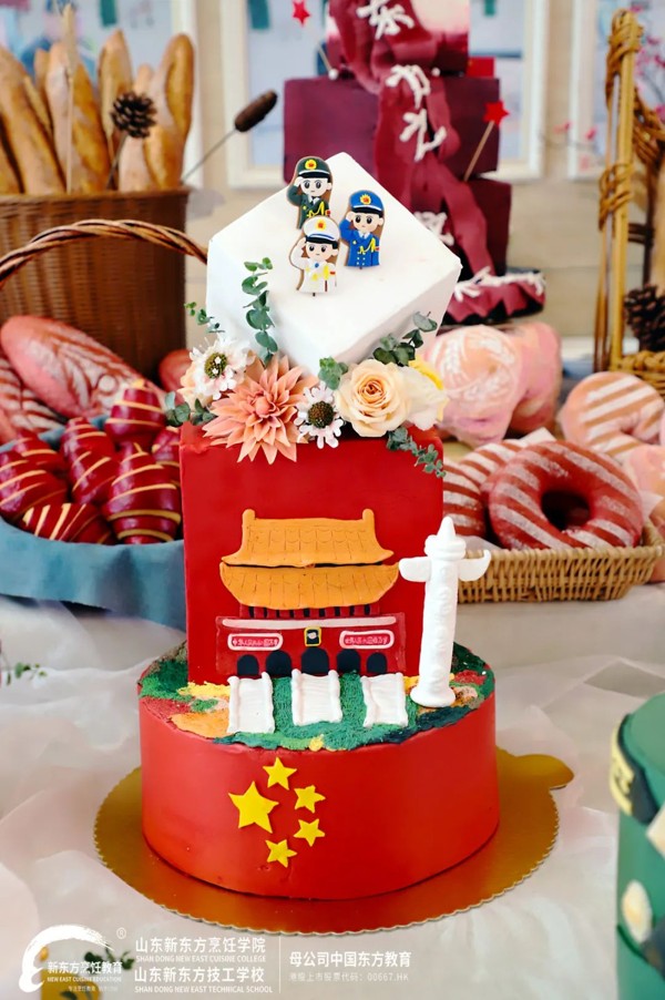 山东新东方学子献礼祖国